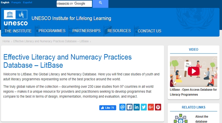 Effective Literacy and Numeracy Practices Database – LitBase
