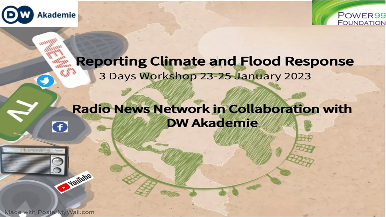 Coming Soon: 3 Days Workshop On Reporting Climate and Flood Response